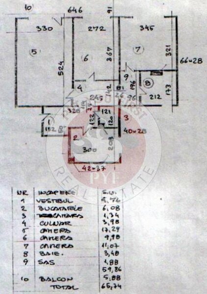 Giurgiului | 3 camere | 66mp | Decomandat | B12713